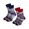 OCERA Pack of 2 warm Norwegian Hygge socks for men