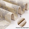 TOPLUXE Table Runner with Handmade Tassels, Luxury Damask Table Runner