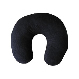 Natalia Spzoo Travel Pillow Neck Pillow - Ideal for Travel and Relaxation, Ergonomic Design, Washable Black, black