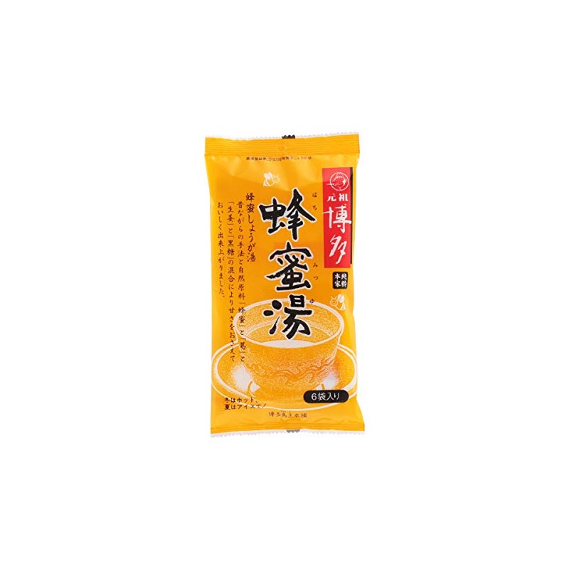 Shinsei Shoji Toritsuchi Honpo Ginger Hot Water Hakata Honey Hot