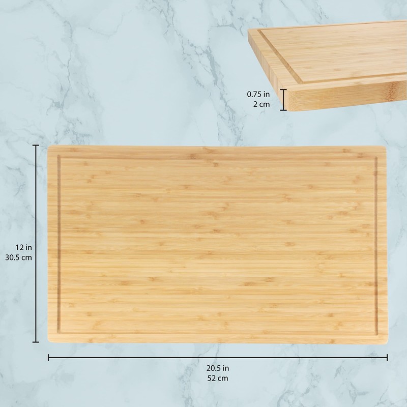 BambooMN Jenn Air Bamboo Range Burner Cutting Board, New Vertical