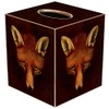 Marye-Kelley Fox Mask Tissue Box Cover Home Décor Bathroom Décor,