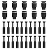 30 pcs 1/4 inch Pneumatic Cap Style Plug Fitting,Push-to-Connect Fitting