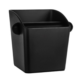 IAOSEN Espresso Knock Box Square High Side Wall Splash Prevention Design Knock Box Shock Absorbing Non Slip Knock Box Espresso With Removable Knock Bar Espresso Accessories for Home/Office