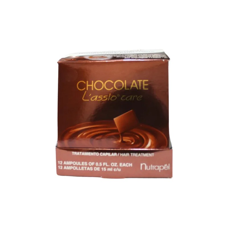 12 Ampolletas Chocolate Lassio Care Nutrapel
