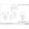 マツ六 手すり部材 BAUHAUS セレクト 35通しブラケット横型 BD-02B ブラウン