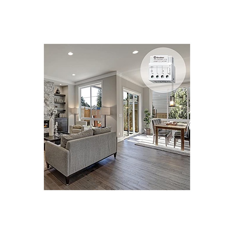 Finder 139182300000PAS Electronic Timing Step Relay with Panel Mount 230