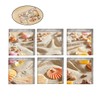 Yardwe Pack of 6 Non-Slip Stickers Beach Pattern Bathroom Pedal
