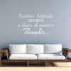 VWAQ Positive Attitude Creates a Chain of Positive Thought Vinyl