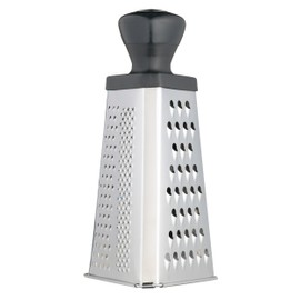 KitchenCraft Box Grater with Pyramid Design, Stainless Steel, 20 cm