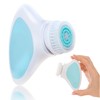 Sonic Facial Cleansing Brush – Gentle Dual-Speed Electric Exfoliator, Water-Resistant