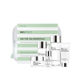 Bioeffect Egf Skincare Set De 5 Muestras Deluxe, Kit On The Go Para Experimentar Un Régimen Diario Hidratante, Anti-Envejecimiento Factor De Crecimiento De Cebada Para Limpiar, Exfoliar