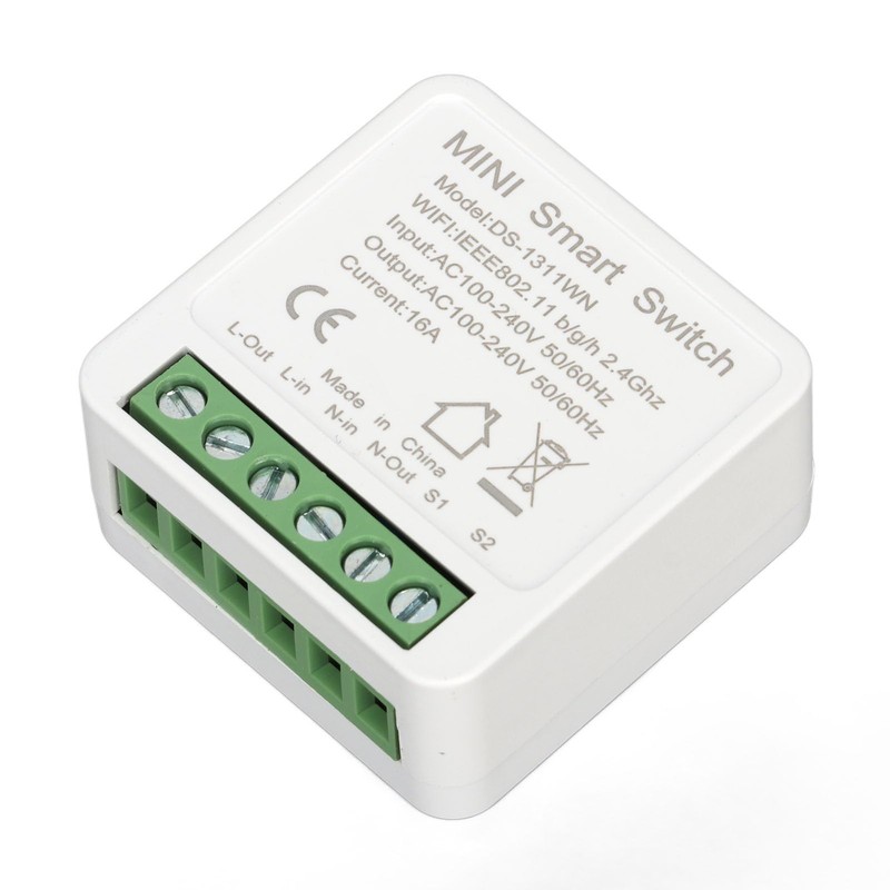 Módulo de Interruptor Wifi 16A Hyuduo Inalámbrico Remoto Aplicación de