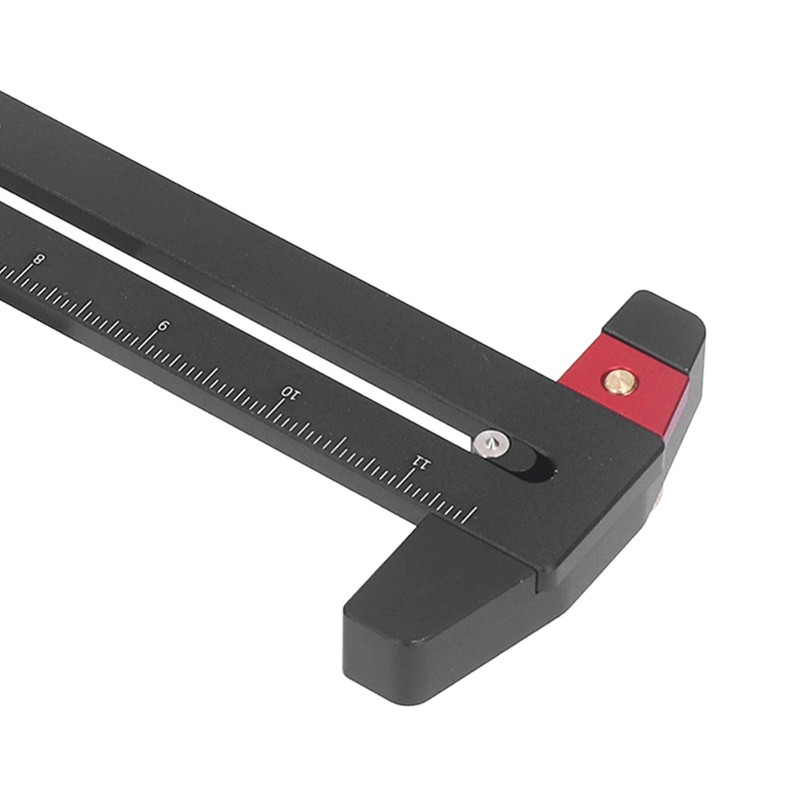 Woodworking Scriber Ruler Tool Aluminum Alloy for Marking Line Layout