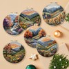 Embroidery Starter Kit for Adult Beginner with Landscape Tree Mountain