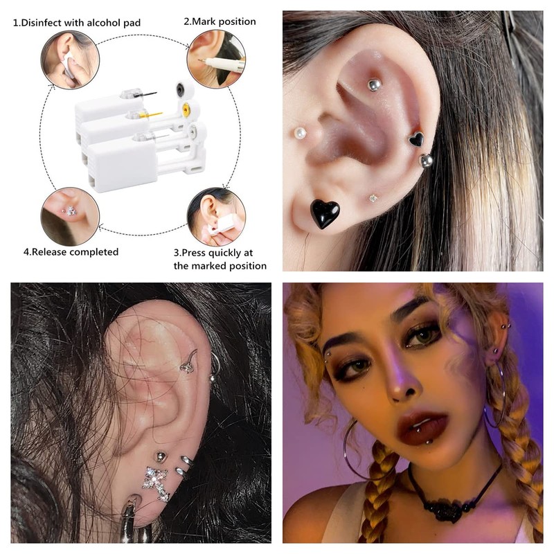 Self Ear Piercing Kits – 2 Pack Self Ear Piercing