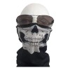 Bandana Balaclava Calavera Algodón Para Ciclismo y Moto Color Negro
