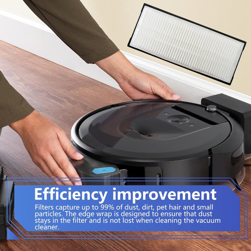 4 Pack Replacement Filters for Roborock S7 / S7+ /