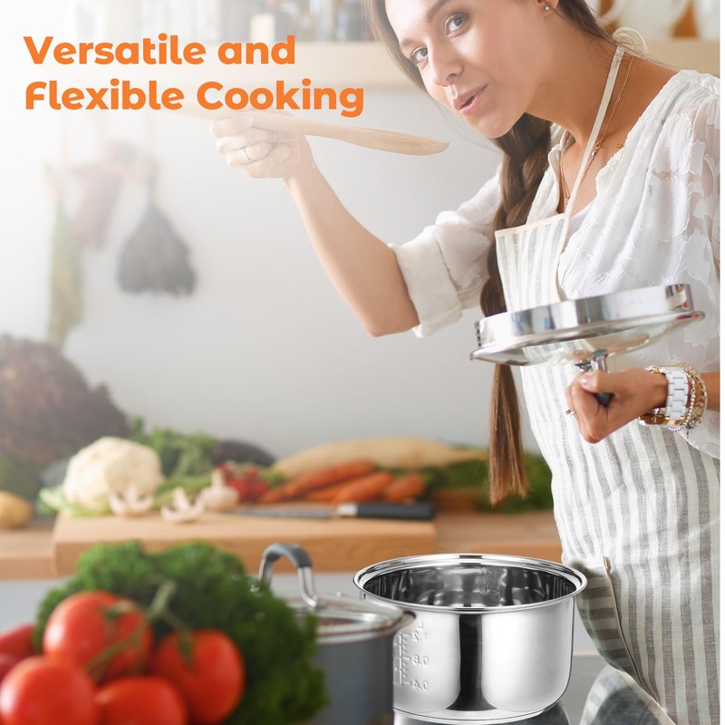 Baderke 304 Stainless Steel Inner Pot Compatible with Zojirushi NS-TSC10