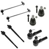 TRQ Front Steering & Suspension Kit Ball Joint Sway Bar
