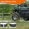 CUSAUTV Front Fender Flares for Mule Pro FXT, Extended Front