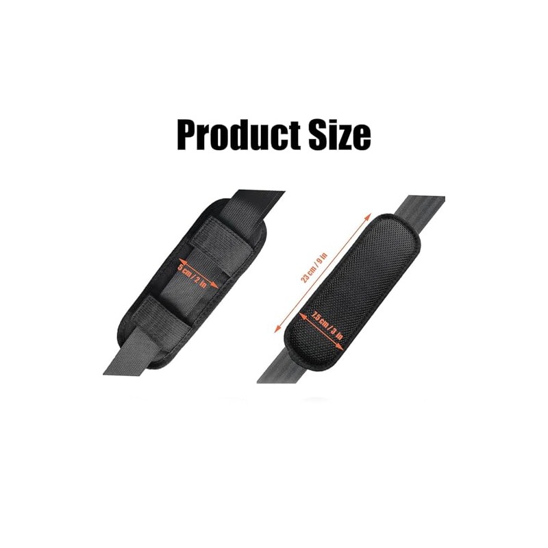 2 Pack Extra Thick Shoulder Strap Pad Backpack Straps, Breathable