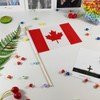 QQSD Canada Small Flag Canadian Stick Mini Hand Held Flags
