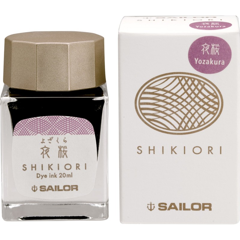 セーラー万年筆 万年筆 ボトルインク 四季織 月夜の水面 夜桜 13-1008-217