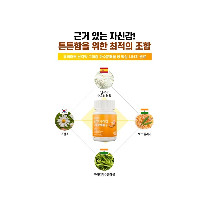 Eggshell Membrane Hydrolyzate Railing Membrane Guar Gum Eggshell Membrane Boswellia