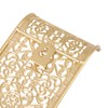 Shelving Solution Wall Sconce Candle Holder Gold Hollow Carved Exquisite