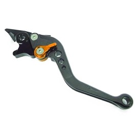 Cm6 Black (Orange) Matte 125cc CUB Brake Lever with 6-Step Adjustment, Fits Super Cub 125 CT125 Hunter Cub