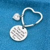 7RVZM Anniversary Jewelry For Wife Keychain From Husband Gift Long