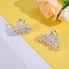 2 PCS Rhinestone Hair Clips Glitter Hair Claw Clips for