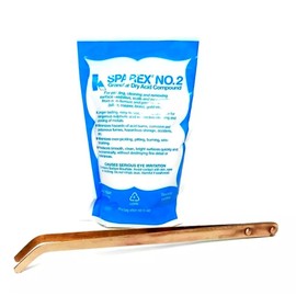 SPAREX No 2 Granular Dry Pickling Compound 10oz with Copper Tong for Pickle Pot Set Jewelry Making and Soldering