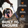 TREKOLOGY Trek-Z Collapsible Hiking & Trekking Poles - Balance Support