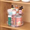 iDesign 9-Inch Plastic 2-Tier Lazy Susan Turntable - Set of