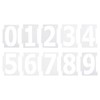 PATIKIL 6 Inch Number Stencils, 20 Pack Reusable Plastic Numbers