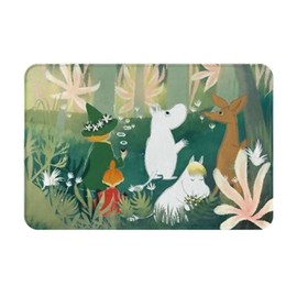 Moomin Entrance Mat, Outdoor, Indoor, Indoor Doormat, Stylish, Anti-Slip, Washable, Quick Drying, Water Absorbent, Washable, Bath Mat, Fluffy, Doormat, Mud Removing Mat, Bathroom, Kitchen, Commercial Use, Home Use, 19.7 x 31.5 inches (50 x 80 cm)