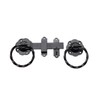 Infinity Decor Heavy Duty Epoxy Black/Zinc 6" 150mm Twisted Ring