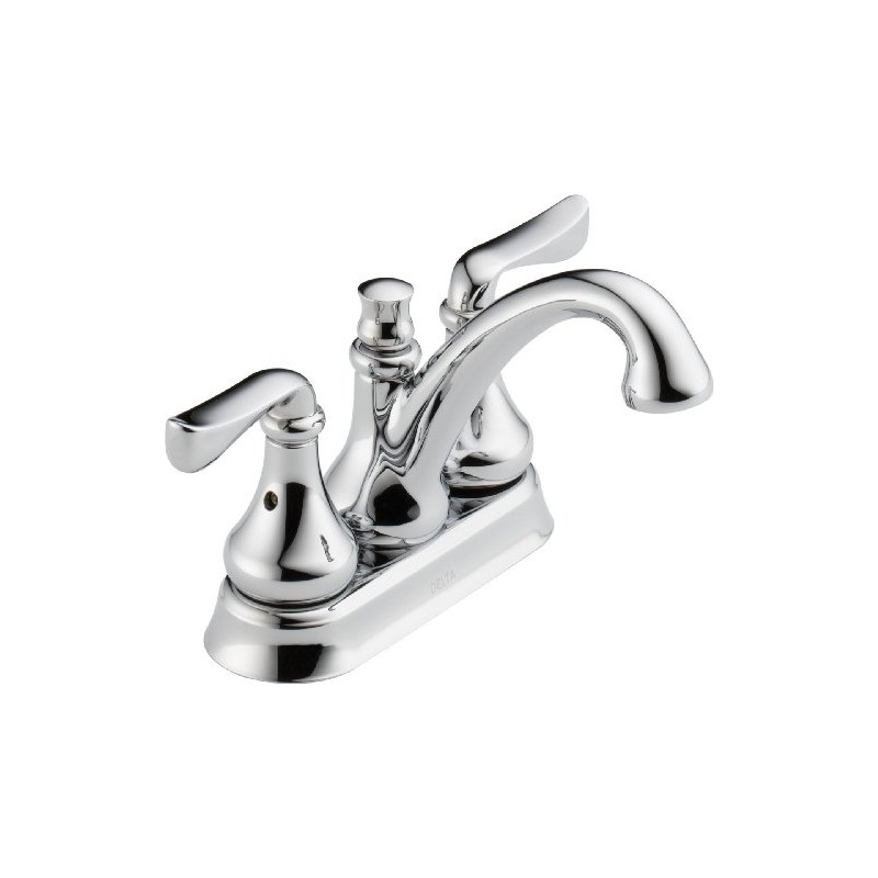 Delta Faucet 25704LF Aubrey Two Handle Centerset Bathroom Faucet, Chrome