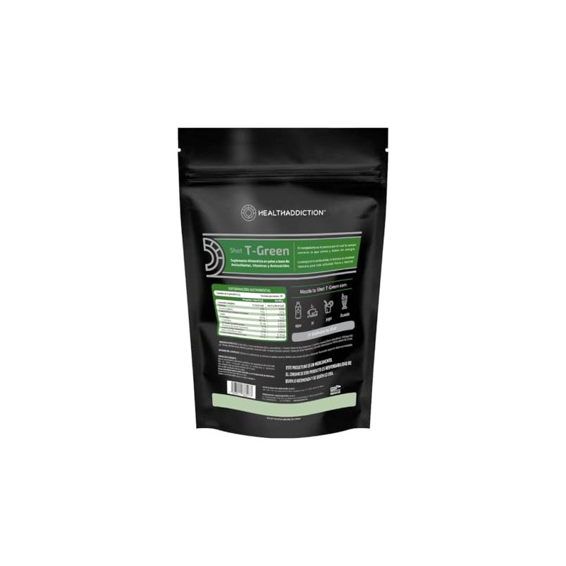 HEALTHADDICTION - Shot Termogénico T Green con L-Carnitina, Té Verde
