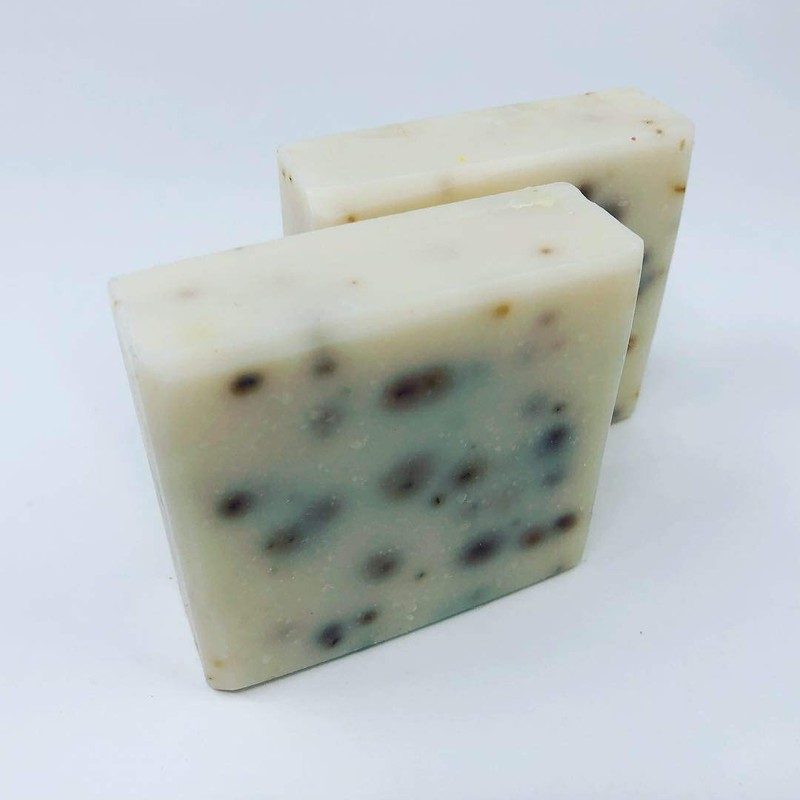 Natural Handmade light peppermint scented cold process soap 5 oz
