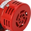 Industrial Motor Alarm Bell Red Color Steel Mini Horn Sound