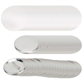 100 Sets 56mm Lapel Pins Button Parts Making Accessories DIY Craft Materials Round Blank Metal for Maker Machine Includes Shells Back Cover