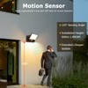 Angestlite Motion Sensor Outdoor Wall Light 18W IP65 350°Rotatable 3000K