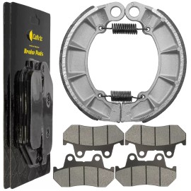 Caltric for Honda VT1100C Shadow 1100 1985 1986 Front Brake Pads & Rear Brake Shoes