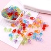 100Pcs Small Baby Pacifiers Acrylic Pacifier Birthday Soothing Mini Color