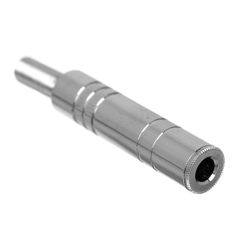 CESS 6.35mm 1/4 Inch Stereo TRS Female Connector Jack (4