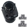 Replacement Cup Holder Needle Assembly and 6pcs Replacement Charcoal Water