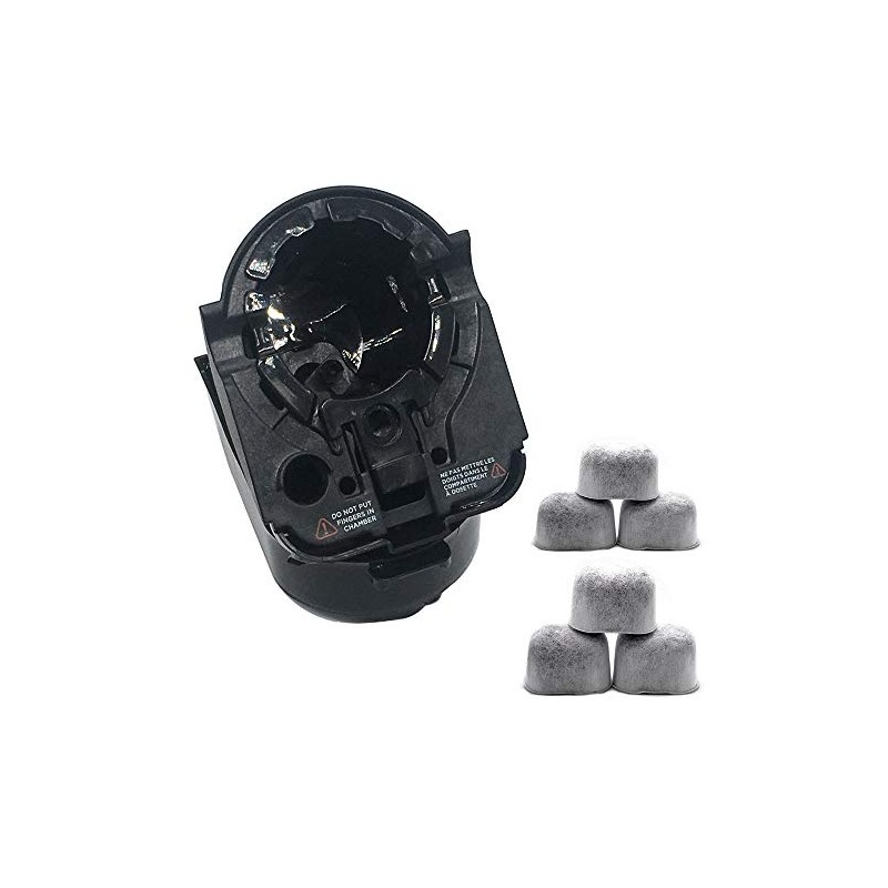 Replacement Cup Holder Needle Assembly and 6pcs Replacement Charcoal Water